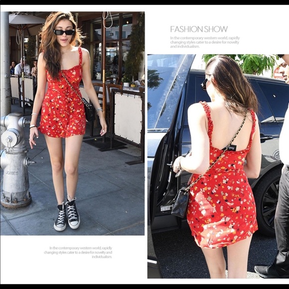 summer flowery mini dress - Picture 2 of 8